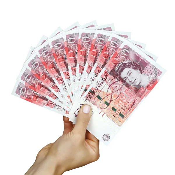 UK geld Britse ponden — Stockfoto