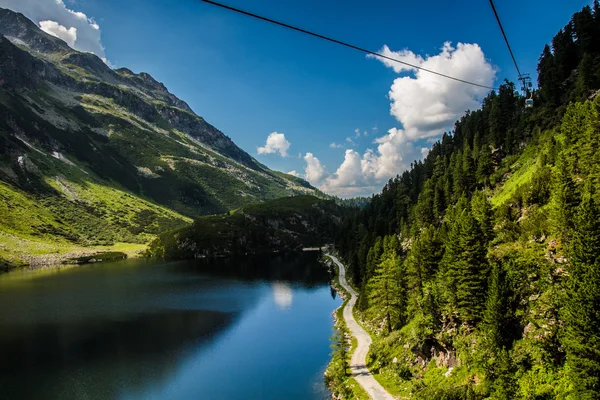 Panorama Austria kaprun — Foto de Stock