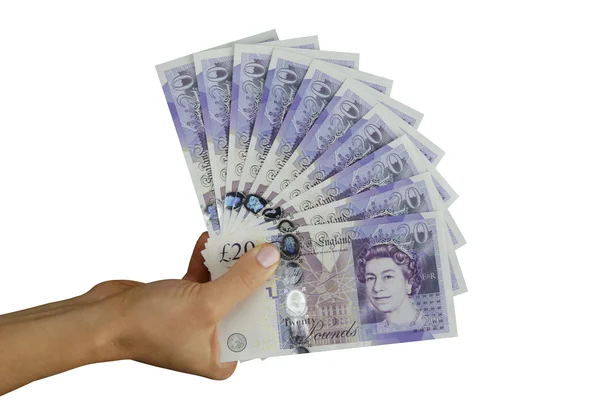 UK money british pounds — Stock Photo, Image