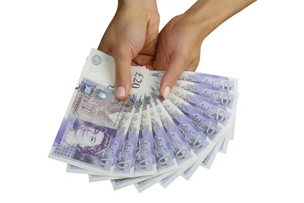 Reino Unido dinheiro libras britânicas — Fotografia de Stock
