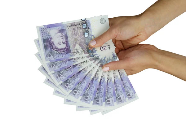 UK money british pounds — Stock Photo, Image