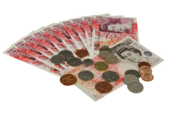Brittiska pengar brittiska pund — Stockfoto