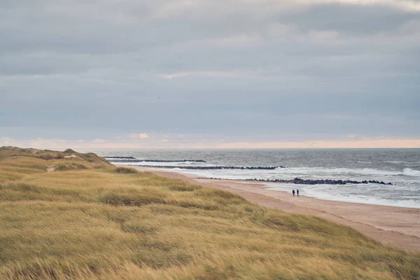 Wide Dunes Sand Beach Danish North Sea Coast High Quality — Stock Photo, Image