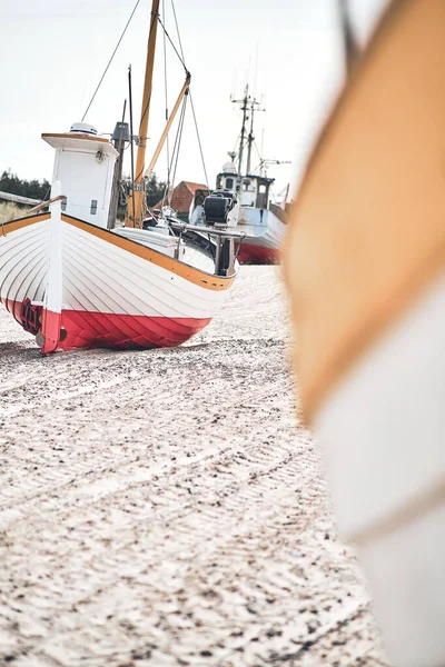 Boats Slettestrand Denmark High Quality Photo — Fotografia de Stock