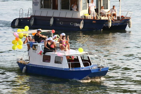 Belgrad łodzi karnawałowe — Zdjęcie stockowe