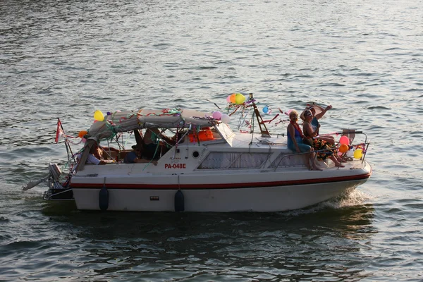 Belgrad båten carnival — Stockfoto