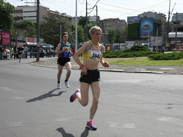 Marathon van Belgrado 2014. — Stockfoto