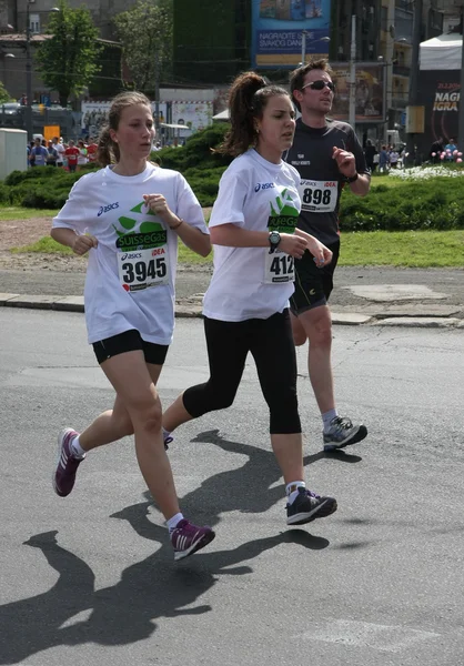 Marathon van Belgrado 2014. — Stockfoto