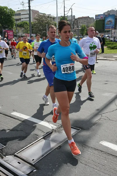 Maratona de Belgrado 2014 . — Fotografia de Stock