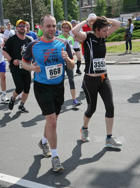 Marathon van Belgrado 2014. — Stockfoto