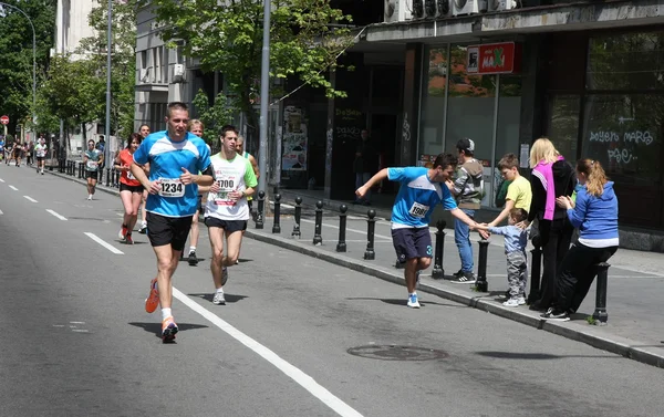 Maratón de Belgrado 2014 . — Foto de Stock