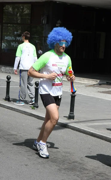 Maratona de Belgrado 2014 . — Fotografia de Stock