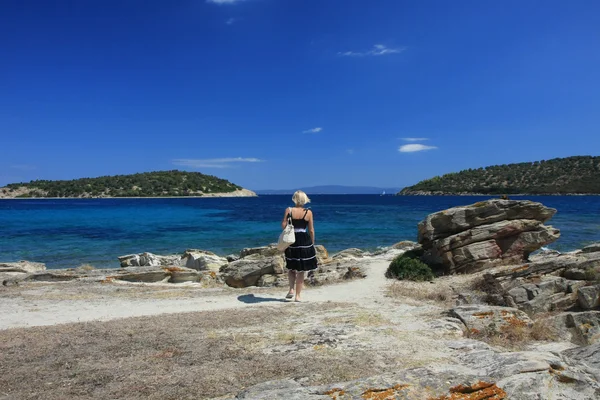 Grekiska beach — Stockfoto