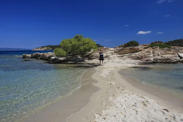 ギリシャのビーチ — ストック写真