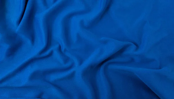 Elegant Abstract Background Blue Silk Textile — Stock fotografie