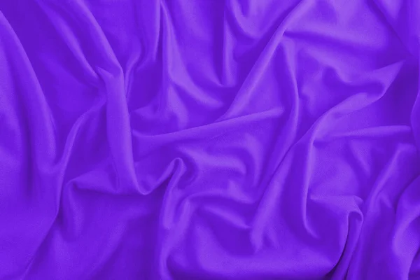 Wrinkled Purple Fabric Background Waves Product Mock — Fotografia de Stock