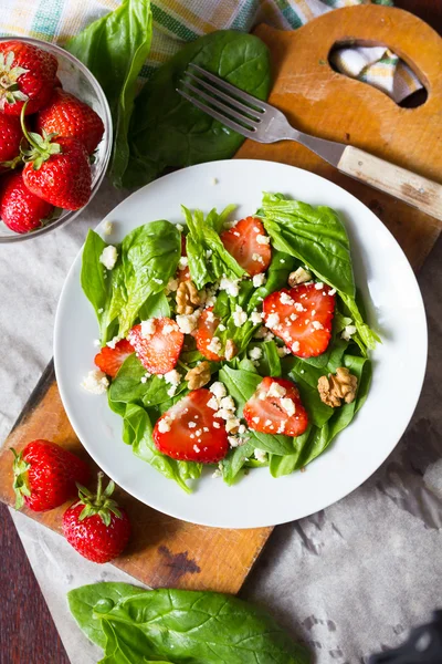 Ensalada de fresa — Foto de Stock