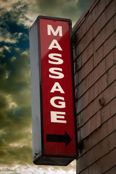 Massage Parlor signe Photo De Stock