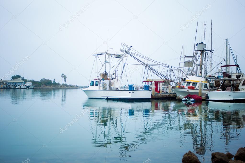 Fishing Boats Prepare for Voyage to Sea