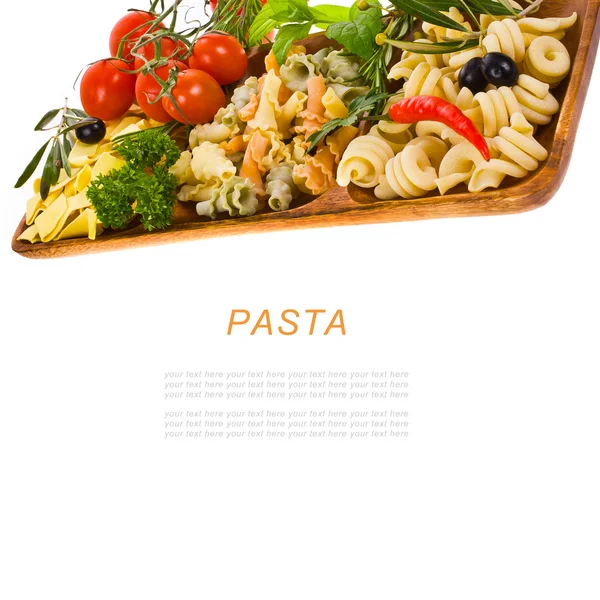 Collezione pasta italiana — Foto Stock