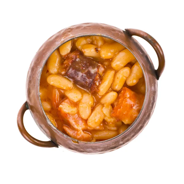 Traditional spanish beans — Stock Photo, Image