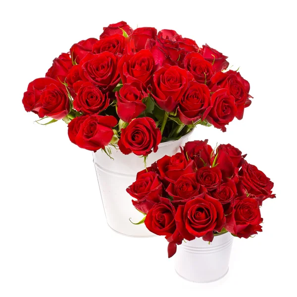 Bouquets of red roses Stock Photo