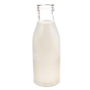 Eski cam şişe süt eski full
