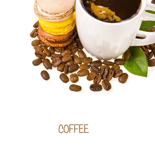 White cup of coffee — Stock Photo, Image