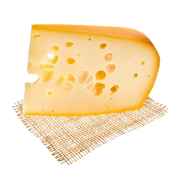 Emmentaler kaas stuk — Stockfoto