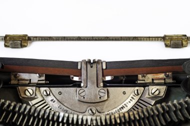 vintage manual typewriter clipart