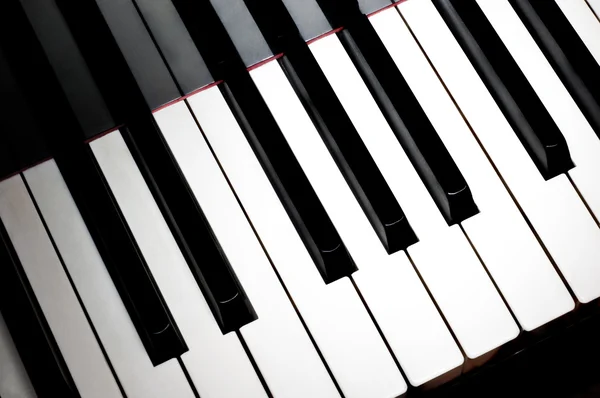 Teclado piano — Fotografia de Stock