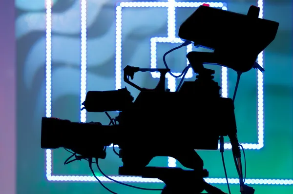 Profesionální televizní kamera — Stock fotografie