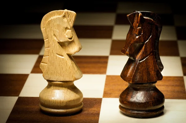 Wooden chess — Stock Photo, Image