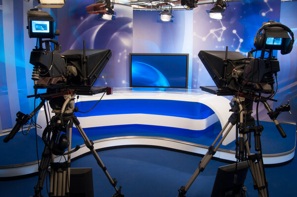 Estudio de televisión — Foto de Stock