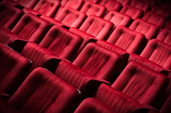 Cadeiras no teatro — Fotografia de Stock