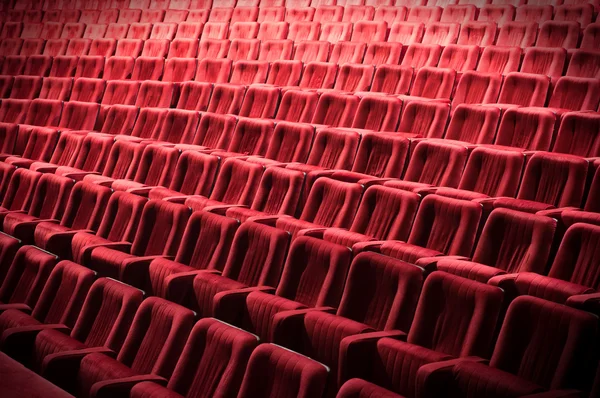 Chairs in theater — Stock Photo, Image