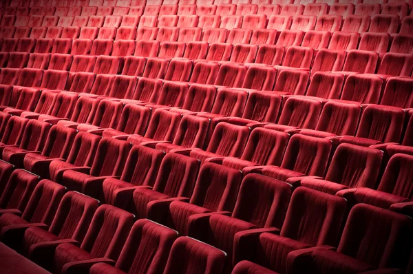 Sillas en el teatro — Foto de Stock