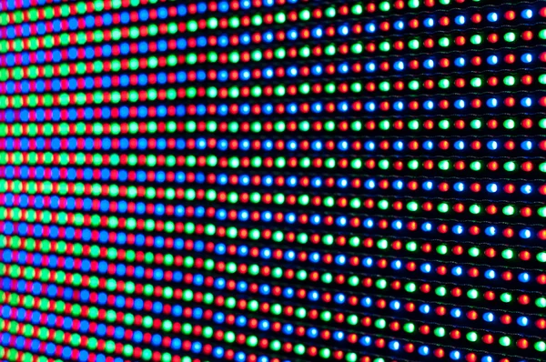 RGB led diody wystawa płycina — Zdjęcie stockowe