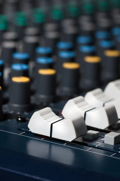 Audio mixing board — Stock Photo, Image