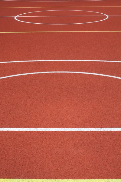 Quadra de basquetebol — Fotografia de Stock