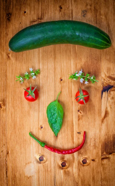 Hälsosamma ekologiska grönsaker — Stockfoto