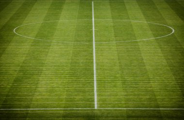 doğal yeşil çim futbol sahası