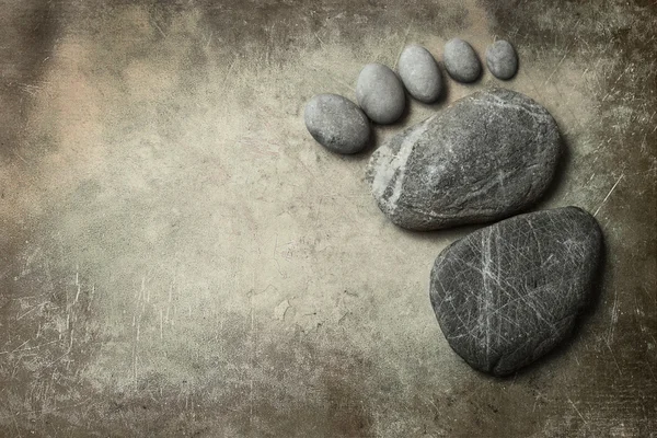 Forma del piede da pietra — Foto Stock