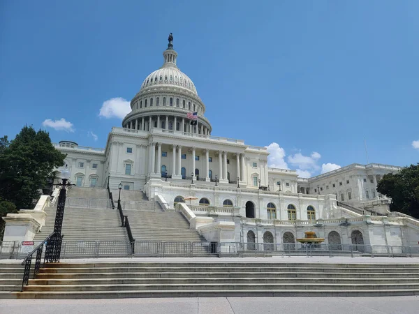 National Mall Western Staircase Entry United States Capitol Building Washington — Fotografia de Stock