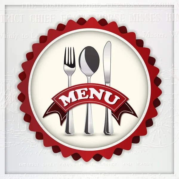 Restaurang meny design — Stock vektor