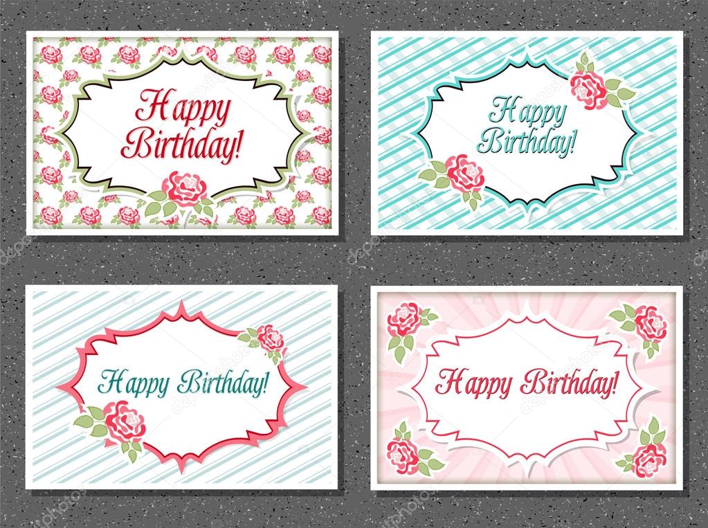 set of invitations card — stock vector © ankapylemet 28103983