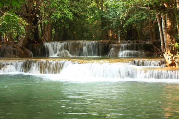 Huaymaekamin waterfall. — Stock Photo, Image