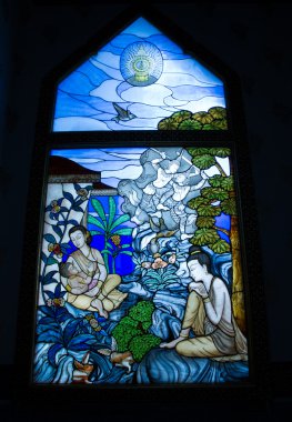 alegori vitray pencere