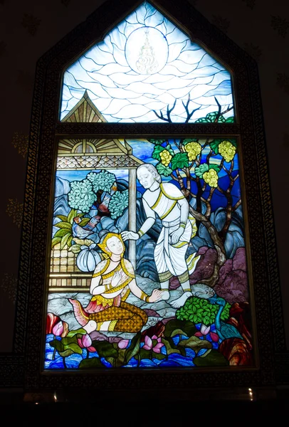 alegori vitray pencere