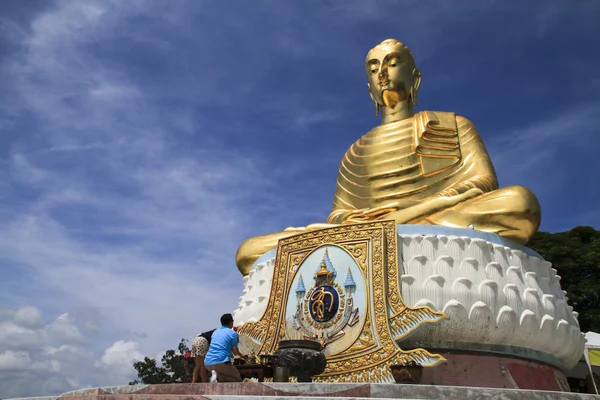 Sentado buddha estátua — Fotografia de Stock